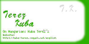 terez kuba business card